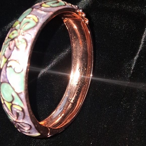 Thomas Kinkade "Serenity" Engraved Copper Wellness Bracelet - Picture 4 of 9